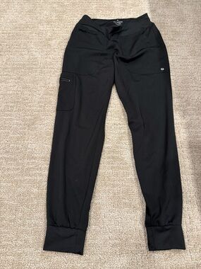 Cherokee Black Women's Jogger Scrub Pants with Cargo Pocket
